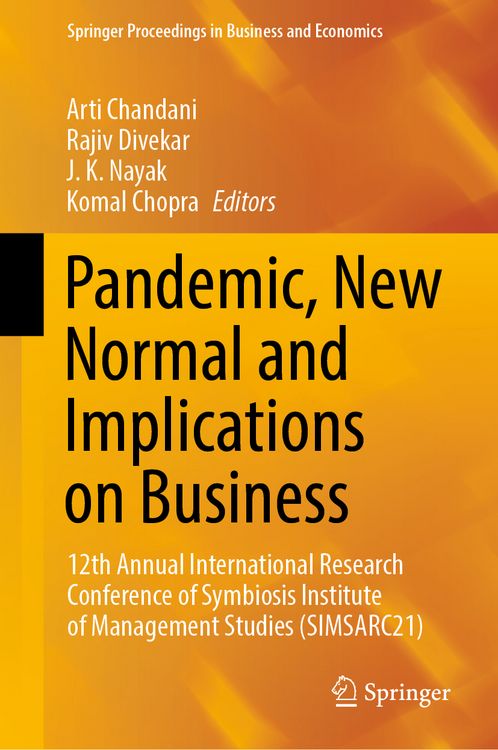 Produktbild: Pandemic, New Normal and Implications on Business