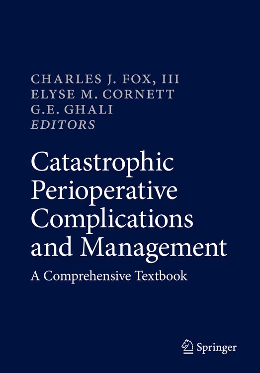 Produktbild: Catastrophic Perioperative Complications and Management