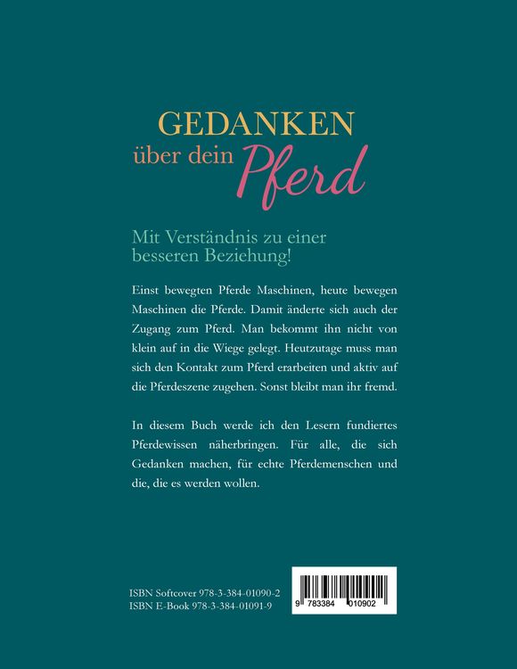Gedanken über dein Pferd