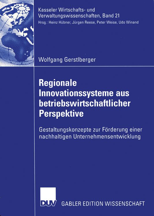 Produktbild: Regionale Innovationssysteme aus betriebswirtschaftlicher Perspektive