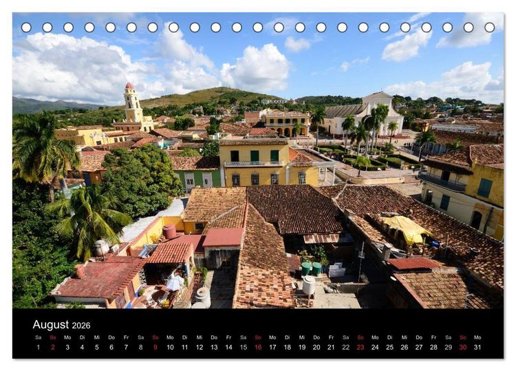 Produktbild: Cuba Real - Vielfalt der Karibik (Tischkalender 2026 DIN A5 quer), CALVENDO Monatskalender