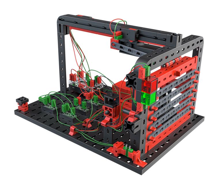 Produktbild: Fischertechnik 559883 - PROFI E-Tronic, 16 Modelle, Konstruktionsbaukasten