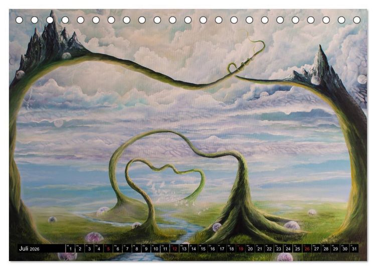 Produktbild: Spuren des Traumt&auml;nzers (Tischkalender 2026 DIN A5 quer), CALVENDO Monatskalender