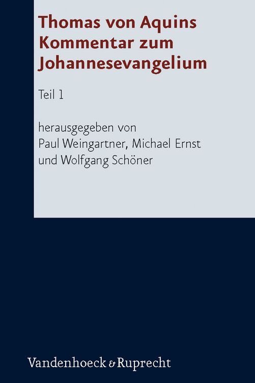 Produktbild: Thomas von Aquins Kommentar zum Johannesevangelium