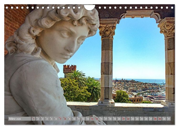 Produktbild: Die zeitlose Sch&ouml;nheit von Genua (Wandkalender 2026 DIN A4 quer), CALVENDO Monatskalender