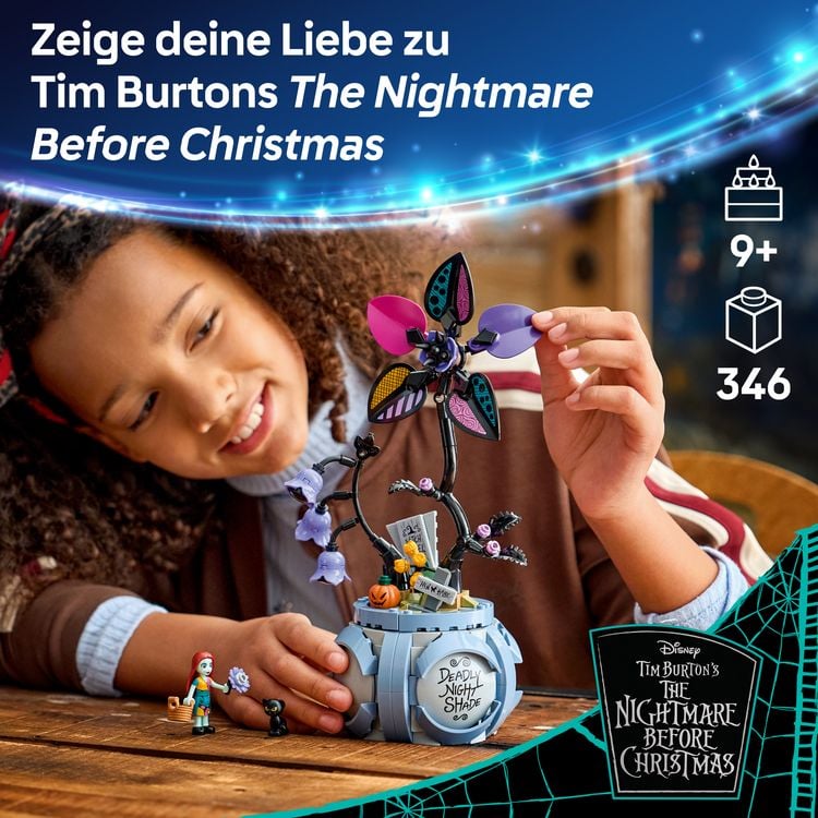 Produktbild: LEGO ǀ Disney 43288 Sallys Blumentopf, DIY Kunstblumen Deko Bastelset
