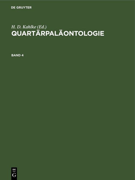 Produktbild: Quart&auml;rpal&auml;ontologie. Band 4