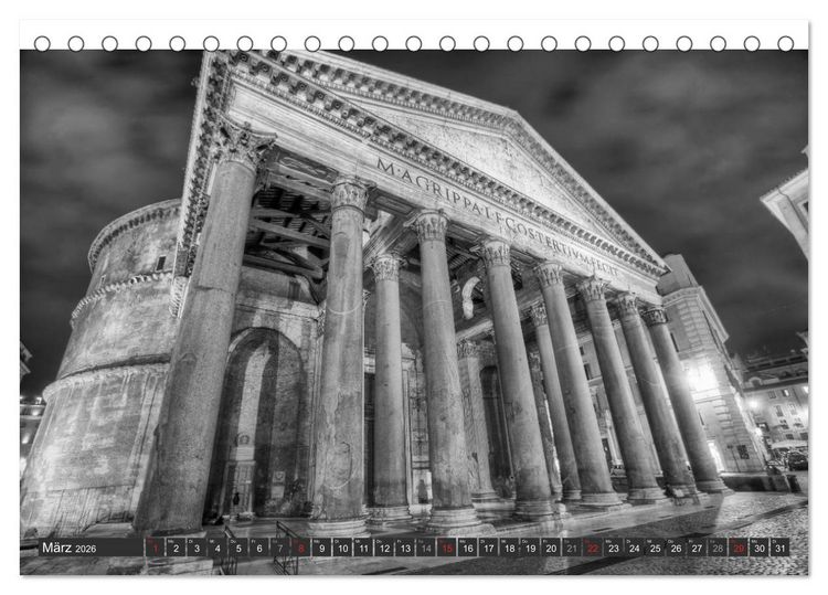 Produktbild: ROM (Tischkalender 2026 DIN A5 quer), CALVENDO Monatskalender