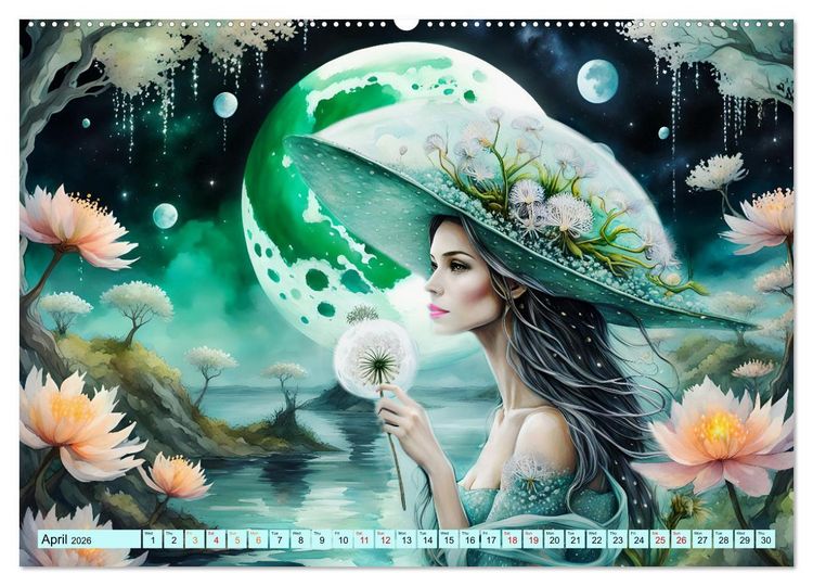 Produktbild: Enchantress of nature (High Quality Premium Wall Calendar 2026 DIN A2 landscape),CALVENDO 12 Month Wall Calendar