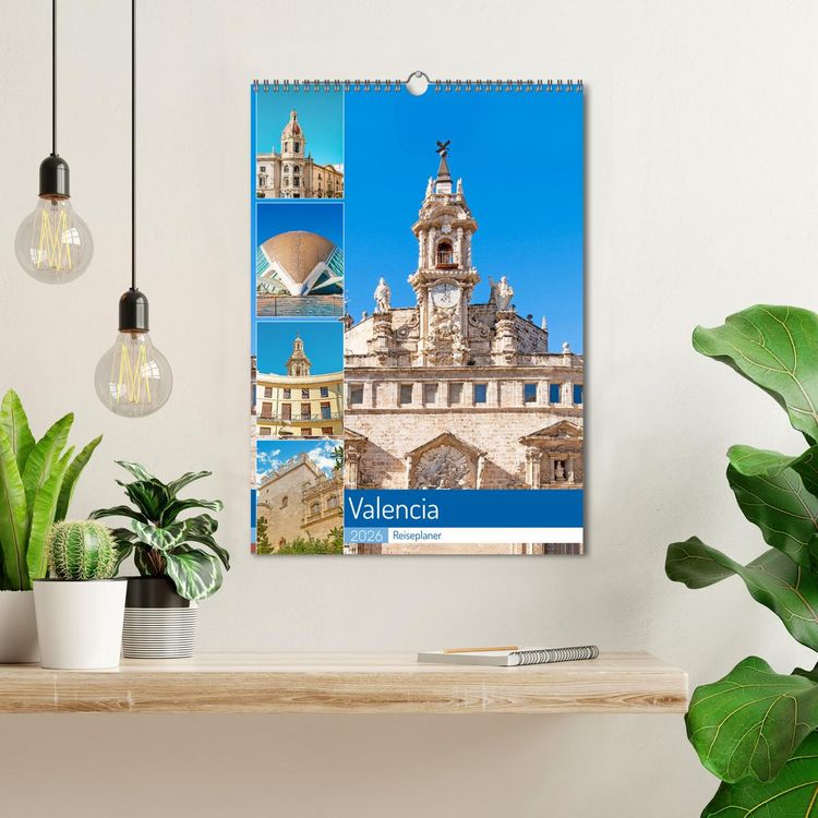 Produktbild: Valencia - Reiseplaner (Wandkalender 2026 DIN A3 hoch), CALVENDO Monatskalender