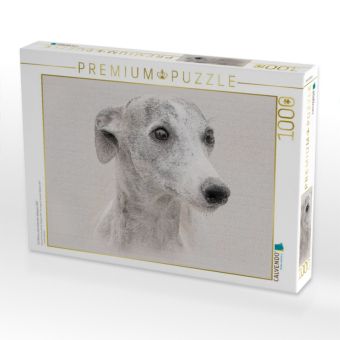 Produktbild: CALVENDO Puzzle Ein Bild aus dem Kalender Whippets 2017 | 1000 Teile Lege-Gr&ouml;&szlig;e 64x48cm Foto-Puzzle f&uuml;r gl&uuml;ckliche Stunden