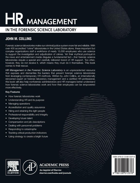 Produktbild: HR Management in the Forensic Science Laboratory