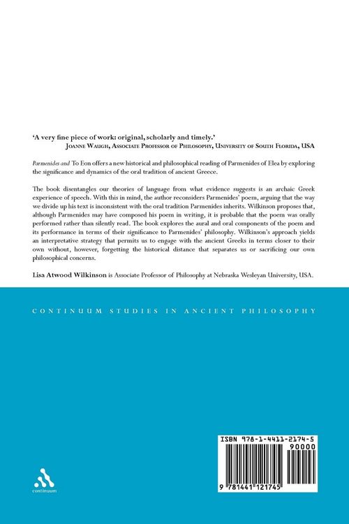 Produktbild: Parmenides and to Eon