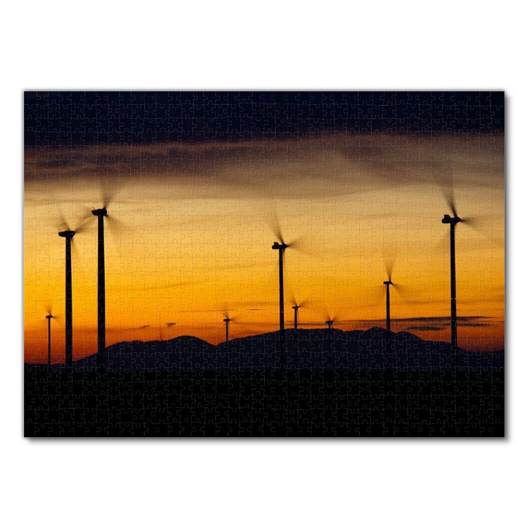 Produktbild: Lais Puzzle Windr&auml;der 1000 Teile