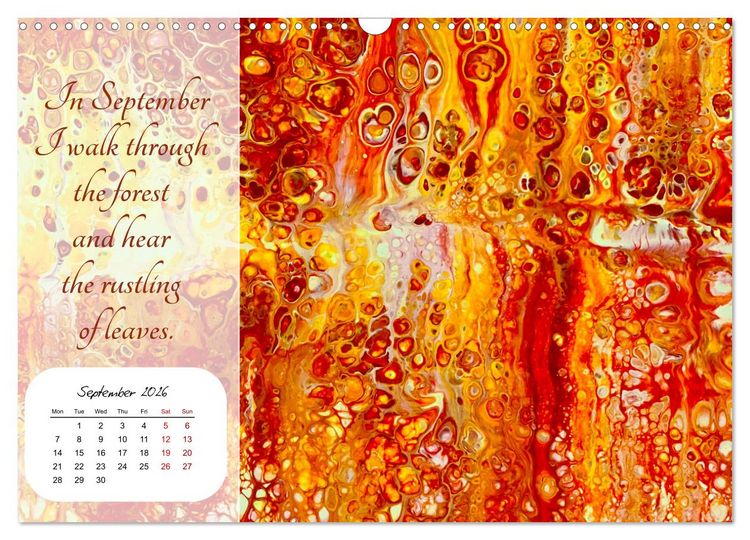 Produktbild: Your year filled with mindfulness (Wall Calendar 2026 DIN A3 landscape), CALVENDO 12 Month Wall Calendar
