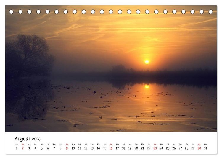 Produktbild: Unterwegs im Teufelsmoor (Tischkalender 2026 DIN A5 quer), CALVENDO Monatskalender