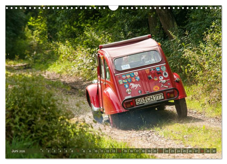 Produktbild: Citro&euml;n 2 CV - Zum Kippen zu schade (Wandkalender 2026 DIN A3 quer), CALVENDO Monatskalender