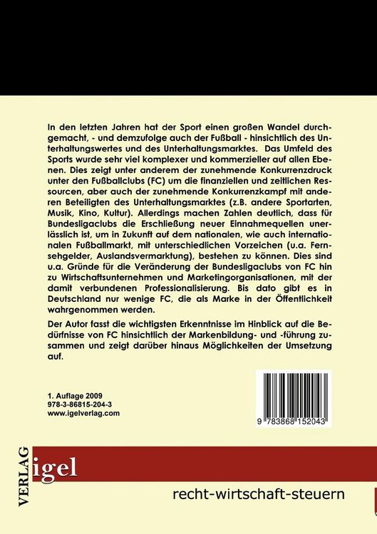 Produktbild: Brand Management: Identit&auml;tsorientierte Markenf&uuml;hrung f&uuml;r Fu&szlig;ballclubs