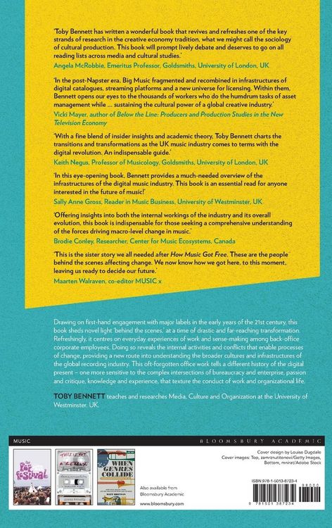 Produktbild: Bennett, T: Corporate Life in the Digital Music Industry