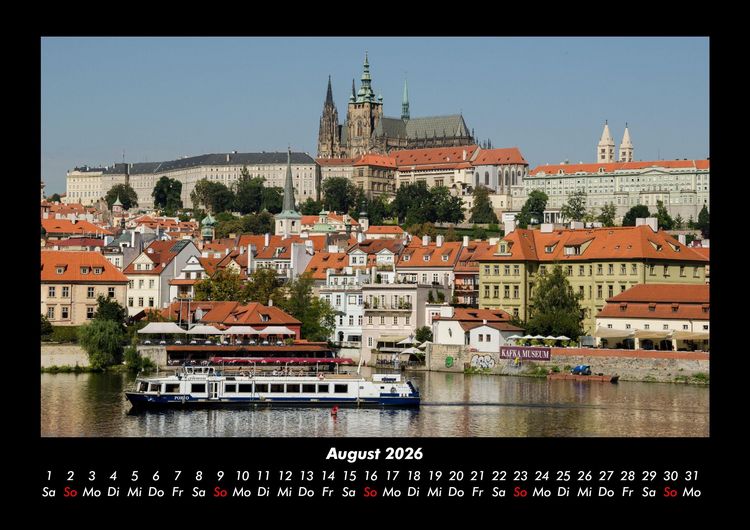 Produktbild: Prag 2026 Fotokalender DIN A3