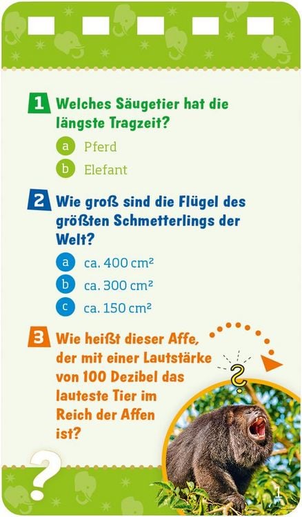 Produktbild: WAS IST WAS Quiz Rekorde der Tierwelt