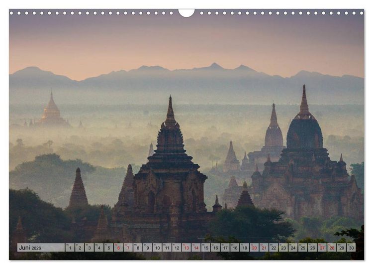 Produktbild: Die Magie Asiens (Wandkalender 2026 DIN A3 quer), CALVENDO Monatskalender