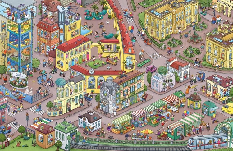 Produktbild: Wien Wimmelbuch