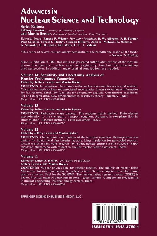 Produktbild: Advances in Nuclear Science and Technology