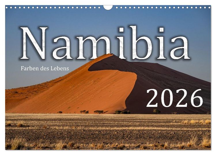Produktbild: Namibia &ndash; Farben des Lebens (Wandkalender 2026 DIN A3 quer), CALVENDO Monatskalender