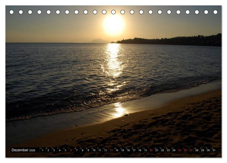 Produktbild: Skiathos Skopelos und Alonissos Griechenland (Tischkalender 2026 DIN A5 quer), CALVENDO Monatskalender
