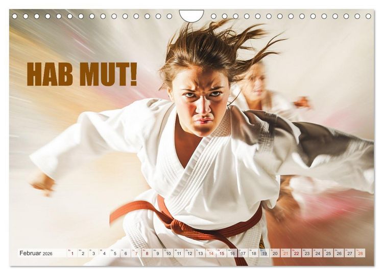 Produktbild: Judo und Motivation (Wandkalender 2026 DIN A4 quer), CALVENDO Monatskalender