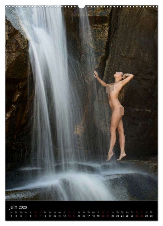 Produktbild: Chutes d'eau au Tessin (Calendrier mural 2026 DIN A2 horizontal) calendrier de bureau