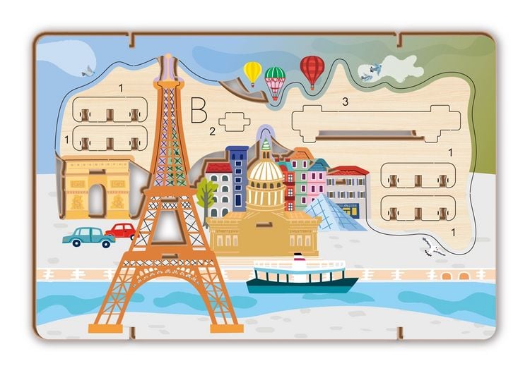 Produktbild: AVENIR - 3D St&auml;dte-Bastelset Paris