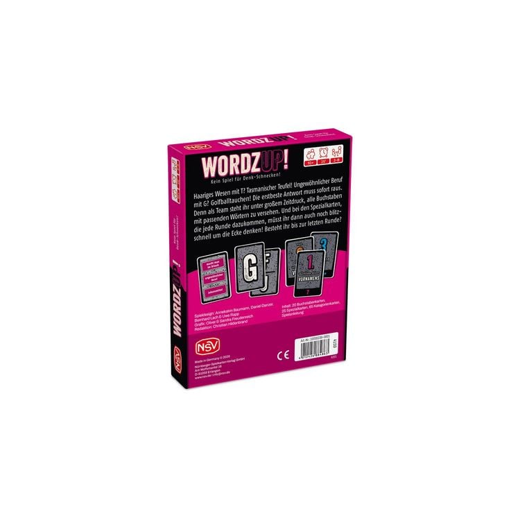 Produktbild: WORDZ UP! Als Team gegen die Zeit - Nichts f&uuml;r Denk-Schnecken :-)