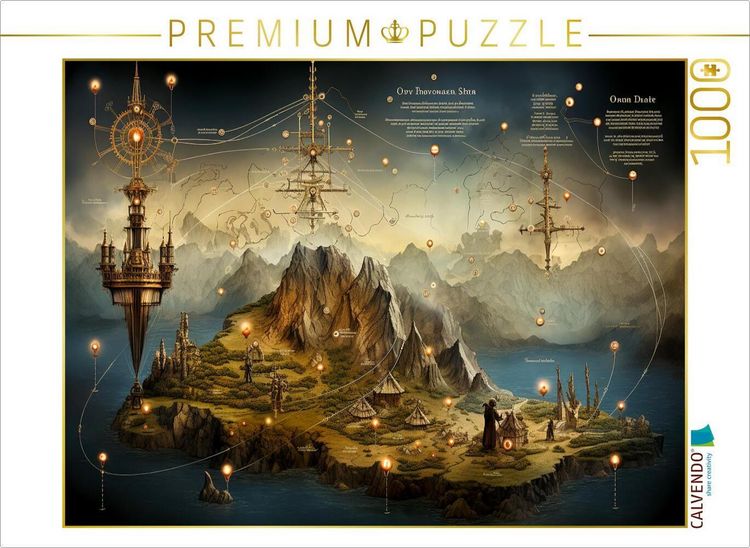 Produktbild: CALVENDO Puzzle Gebirge | 1000 Teile Lege-Gr&ouml;&szlig;e 64x48cm Foto-Puzzle f&uuml;r gl&uuml;ckliche Stunden