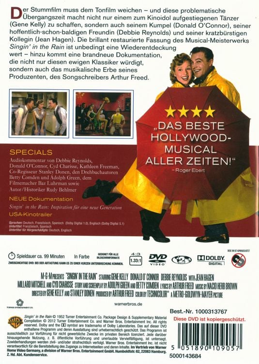 Produktbild: Singin' in the Rain