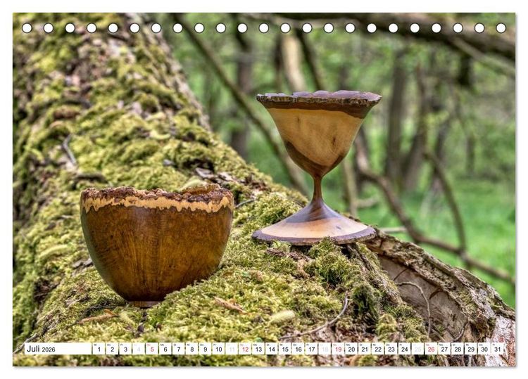 Produktbild: Holz entt&auml;uscht nie (Tischkalender 2026 DIN A5 quer), CALVENDO Monatskalender