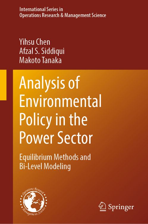 Produktbild: Analysis of Environmental Policy in the Power Sector