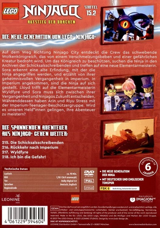 Produktbild: LEGO Ninjago - Staffel 15.2
