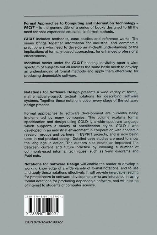 Produktbild: Notations for Software Design