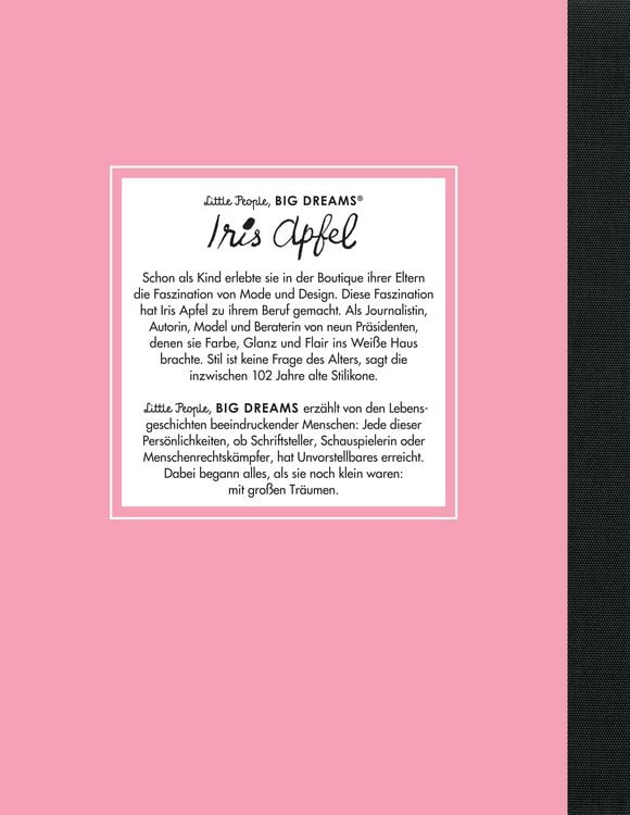 Produktbild: Iris Apfel &ndash; Little People, BIG DREAMS (Deutsche Ausgabe)