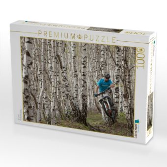 Produktbild: CALVENDO Puzzle Birkenbiker | 1000 Teile Lege-Gr&ouml;&szlig;e 64x48cm Foto-Puzzle f&uuml;r gl&uuml;ckliche Stunden