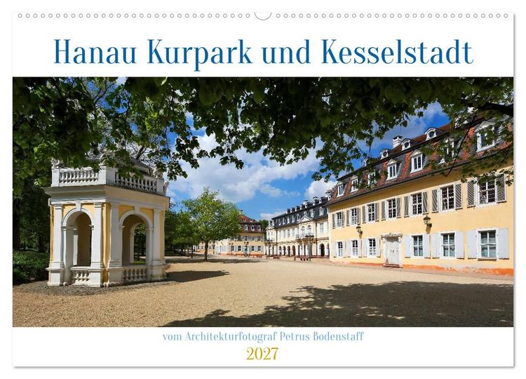 Produktbild: Hanau Kurpark und Kesselstadt (Wandkalender 2027 DIN A2 quer), CALVENDO Monatskalender