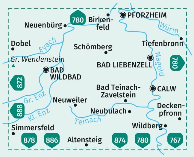 Produktbild: Bad Liebenzell, Bad Wildbad