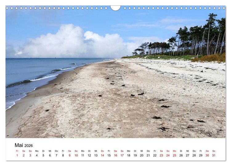 Produktbild: Fischland-Dar&szlig;-Zingst - Traumhafte Ostseelandschaften (Wandkalender 2026 DIN A3 quer), CALVENDO Monatskalender