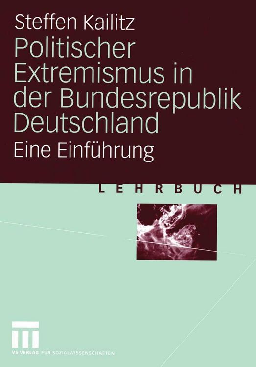 Produktbild: Politischer Extremismus in der Bundesrepublik Deutschland