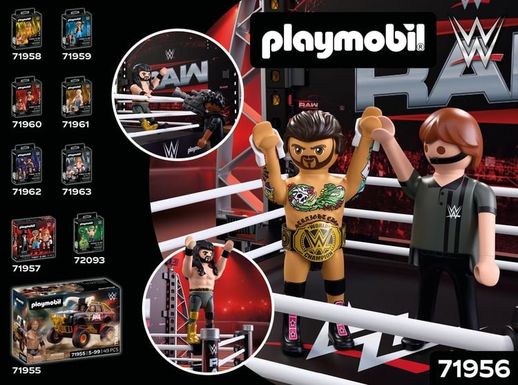 Produktbild: 71956 WWE&reg; RAW Ring Collectors Set