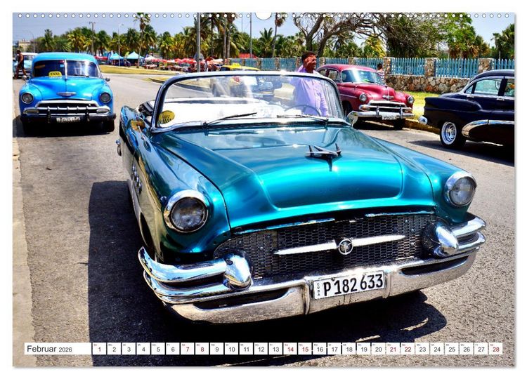 Produktbild: BUICK '55 - Mit 70 unterwegs in Kuba (Wandkalender 2026 DIN A2 quer), CALVENDO Monatskalender
