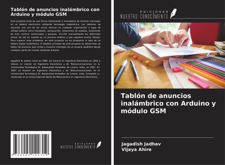 Produktbild: Tabl&oacute;n de anuncios inal&aacute;mbrico con Arduino y m&oacute;dulo GSM