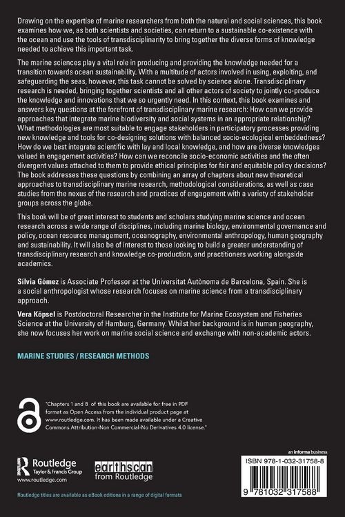 Produktbild: Transdisciplinary Marine Research